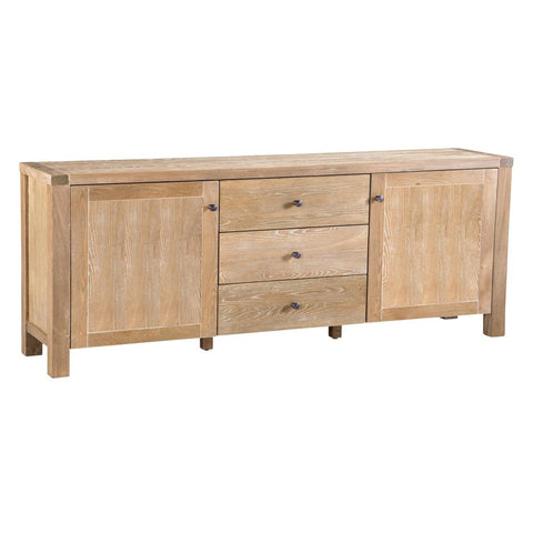 Sideboards & Buffets Woodland 180Cm Buffet Table Cabinet Timber 3 Drawer 2 Door Natural