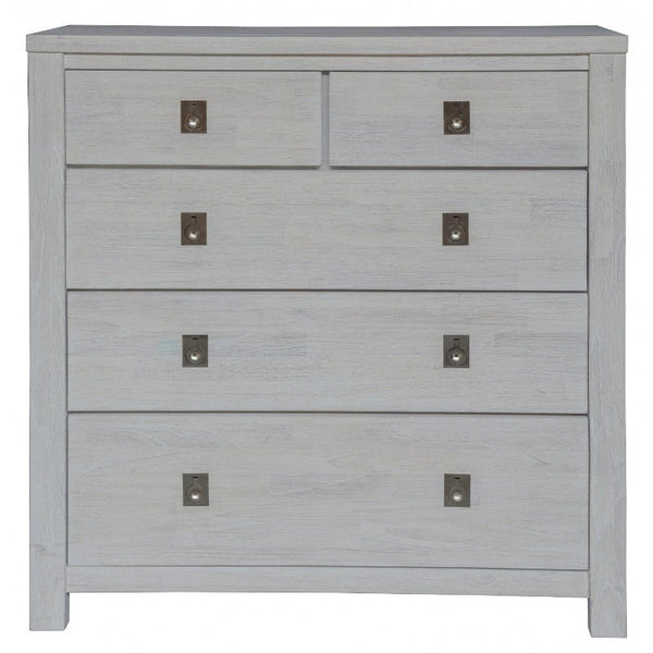 Dressers & Chests of Drawers Myer Tallboy 5 Chest Of Drawers Storage Cabinet White Wash