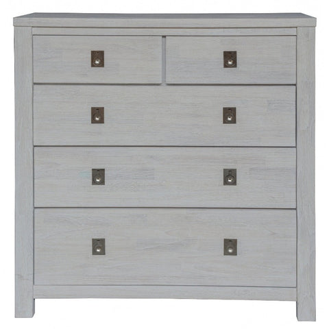 Dressers & Chests of Drawers Myer Tallboy 5 Chest Of Drawers Storage Cabinet White Wash