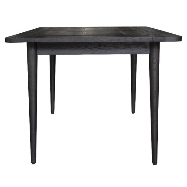 Dining Tables Claire Dining Table 180Cm Solid Oak Wood Home Dinner Furniture Black