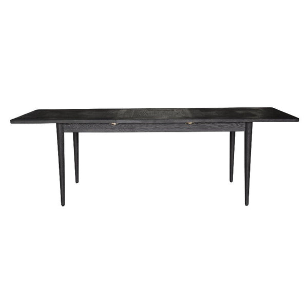 Dining Tables Claire Dining Table Extendable 170 230Cm Solid Oak Wood Furniture Black