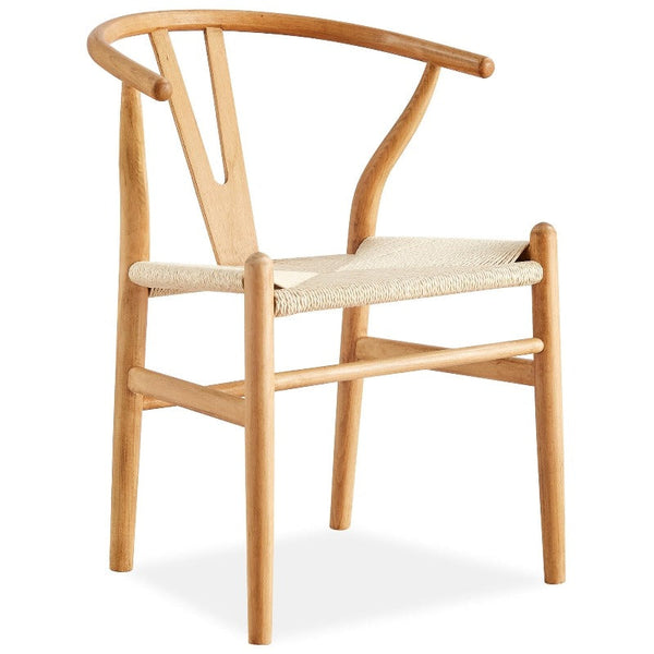 Dining Chairs Anemone Set Of 8 Wishbone Dining Chair Beech Timber Replica Hans Wenger Natural