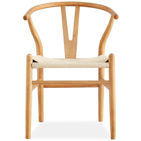 Dining Chairs Anemone Set Of 8 Wishbone Dining Chair Beech Timber Replica Hans Wenger Natural