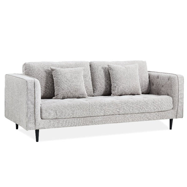 Sofas, Armchairs & Couches Jolie 3 Seater Sofa Fabric Uplholstered Lounge Couch Quartz