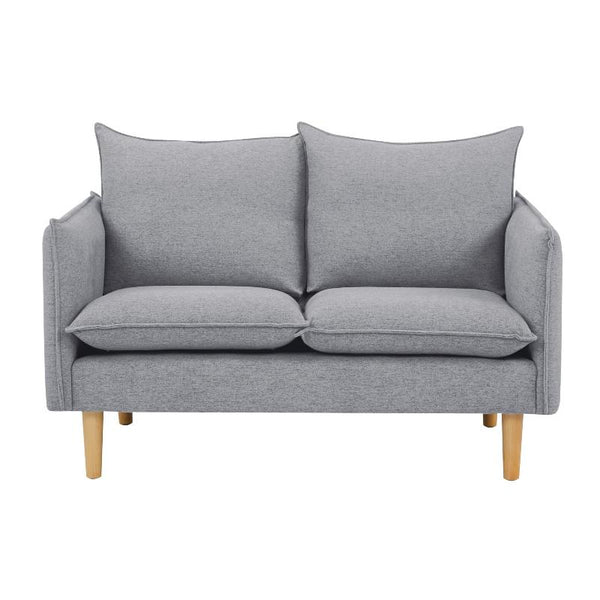 Sofas, Armchairs & Couches Sinatra 2 Seater Fabric Sofa Lounge Couch Grey