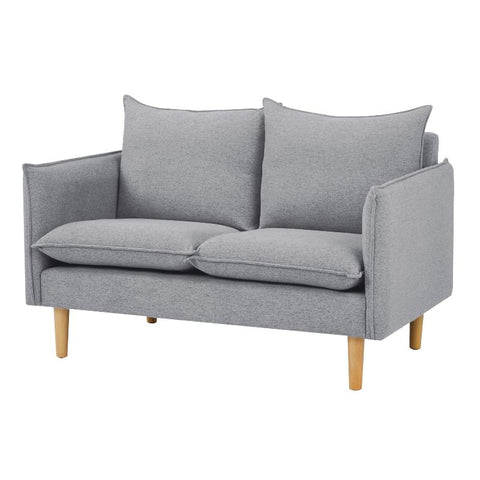 Sofas, Armchairs & Couches Sinatra 2 Seater Fabric Sofa Lounge Couch Grey