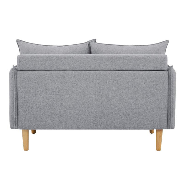 Sofas, Armchairs & Couches Sinatra 2 Seater Fabric Sofa Lounge Couch Grey