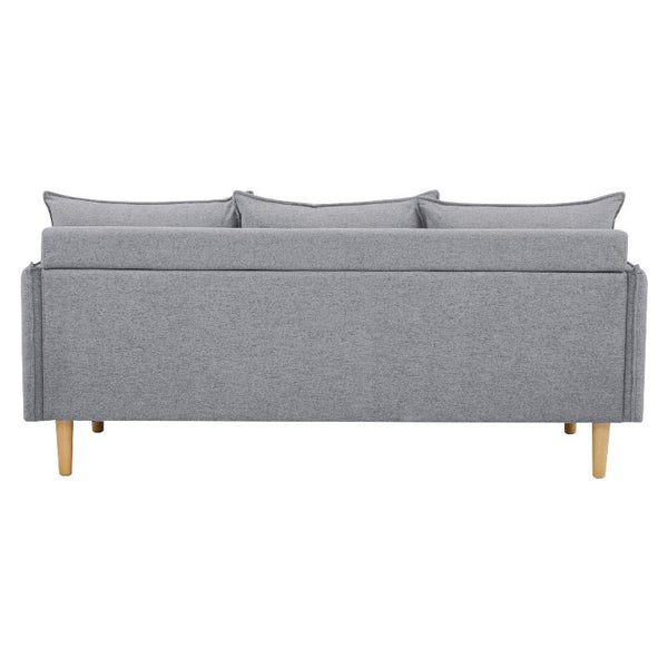 Sofas, Armchairs & Couches Sinatra 3 Seater Fabric Sofa Lounge Couch Grey