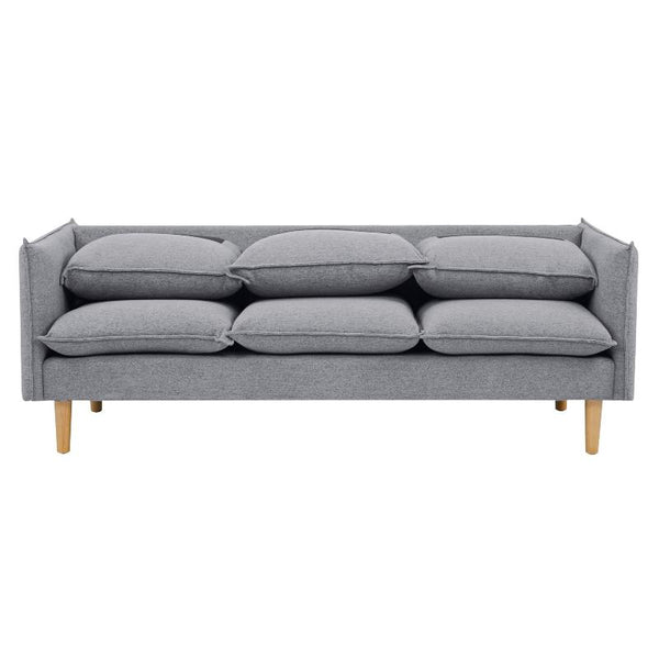 Sofas, Armchairs & Couches Sinatra 2 + 3 Seater Fabric Sofa Lounge Couch Grey