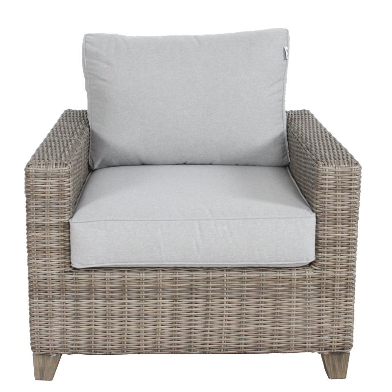 Patio Chairs Sophy 1 Seater Wicker Rattan Outdoor Sofa Chair Lounge