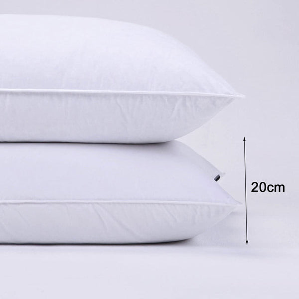 Pillows 2 Premium Hotel 1150G 74Cm X 48Cm Breathable Cotton