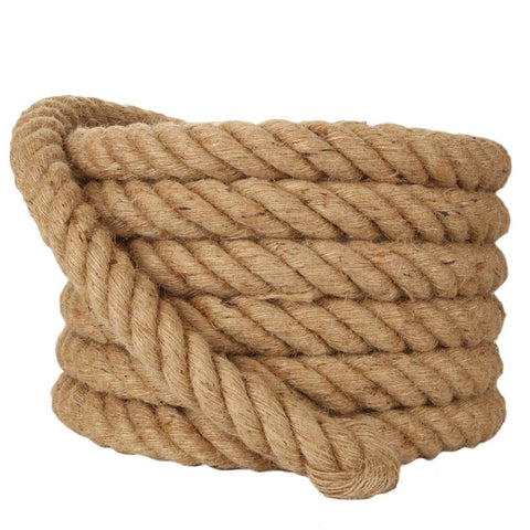 Ribbons & Bows 10M Sisal 40Mm Rope Natural Twine Cord Thick Jute Hemp Manila Crafting Home Decor