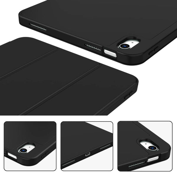 Other Tablet & eBook Accs Ipad 10Th Case 10.9 Inch 2022 With Pencil Holder Smart Soft Tpu Auto Wake Sleep Black