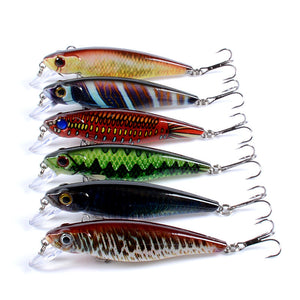 Baits & Lures 6X Popper Poppers 8.6Cm Fishing Lure Lures Surface Tackle Fresh Saltwater