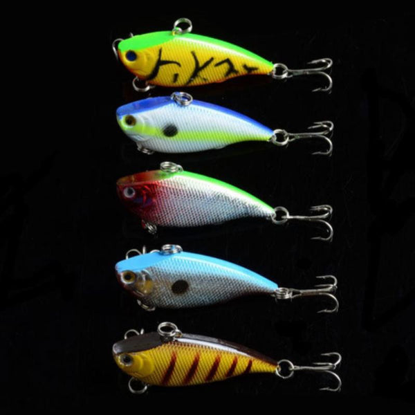 Baits & Lures 5X 5.5Cm Vib Bait Fishing Lure Lures Hook Tackle Saltwater