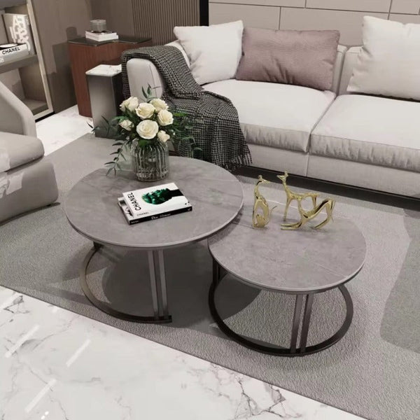 Coffee Tables Interior Ave Premier Nested Coffee Table Set Grey Stone