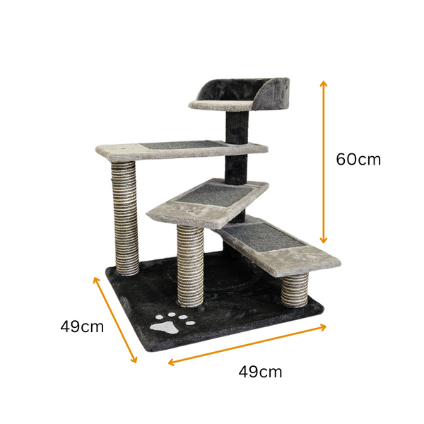 Furniture & Scratchers Petwiz Multi Level Pawpal Scratching Post Cat Tree