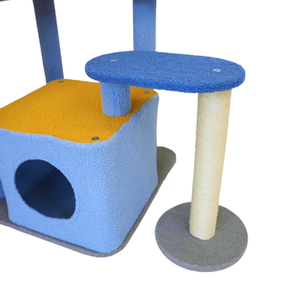 Furniture & Scratchers Petwiz Kitykat Playland Cat Tree Scratching Post Pole