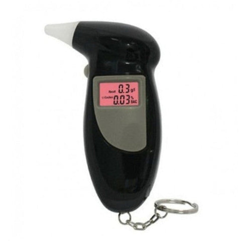 Electronic Breathalysers Digital Alcohol Tester Lcd Police Breathalyser Grade Accuracy Portable Keychain Free Post