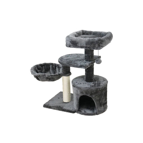 Furniture & Scratchers Catio Chipboard Flannel Scratching Tower Cubby