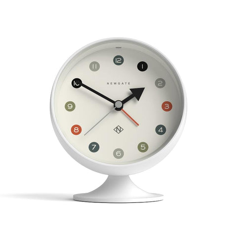 Alarm Clocks & Clock Radios Newgate Spheric Alarm Clock White