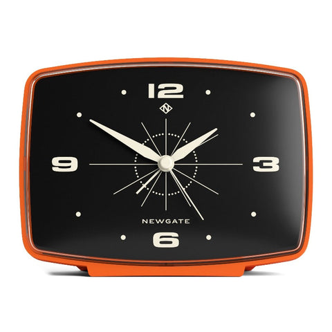 Alarm Clocks & Clock Radios Newgate Brooklyn Alarm Clock Orange