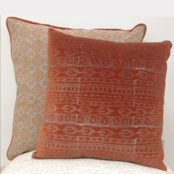 Cushion Covers Azuk Orange & Grey Cushion Cover