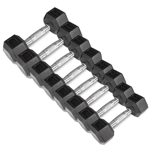 Dumbbells Cortex 56Kg Hex Fixed Dumbbell Set (4 8 10Kg Pairs)