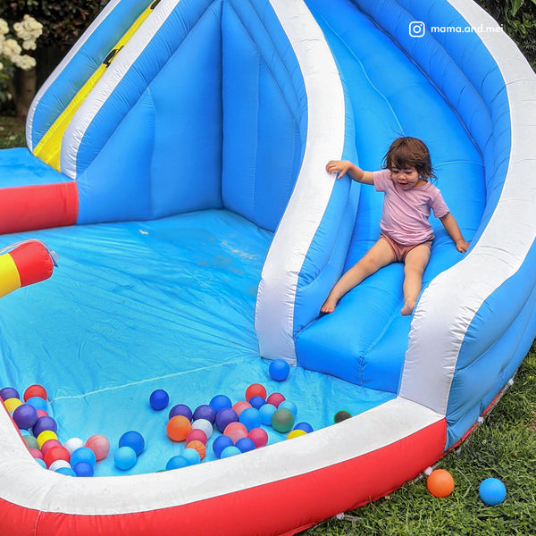 Inflatable & Kid Pools Lifespan Kids Sharky Slide & Splash Inflatable