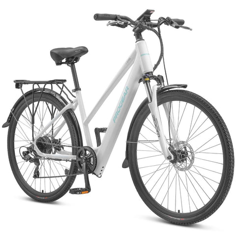 Bicycles Progear Bikes E Sierra Hybrid Ladies 700C*17" In Whisper White