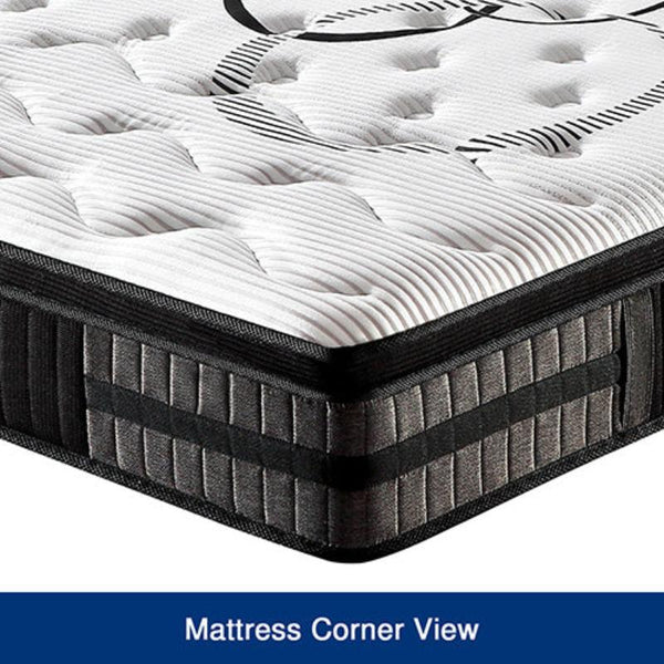 Mattresses King Mattress In Gel Memory Foam Pocket Coil Medium Firm Bed 34Cm Thick