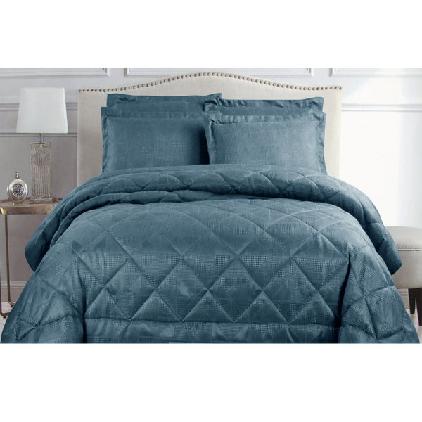 King Comforter Sets Hotel Living Eli Jacquard Comforter Set King Blue