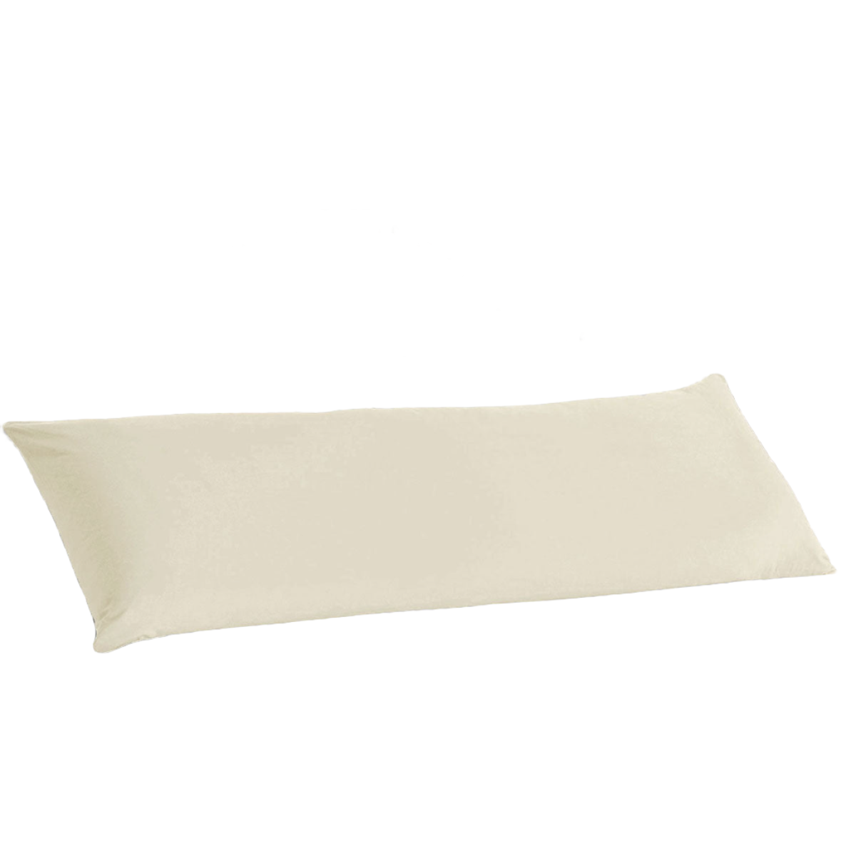 Pillow Cases Artex 100% Cotton Body Pillowcase Cream