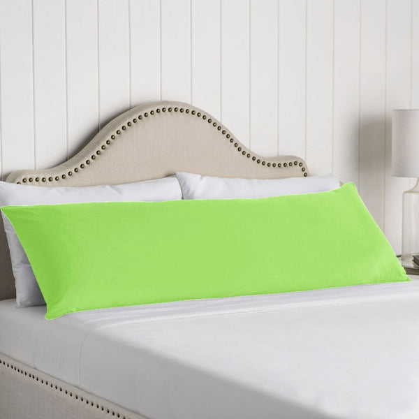 Pillow Cases Artex 100% Cotton Body Pillowcase Lime