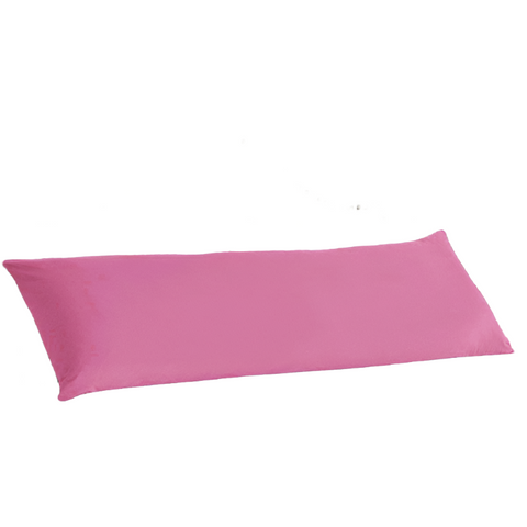 Pillow Cases Artex 100% Cotton Body Pillowcase Taffy Pink