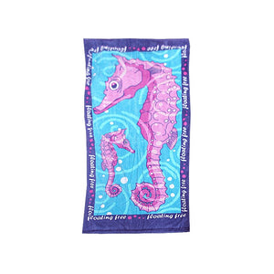 Towels & Washcloths Extra Large Beach Towel N Bag Seahorse