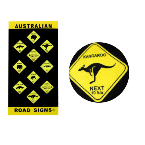 Towels & Washcloths Aussie Road Signs Cotton Beach Towel 75 X 150 Cm