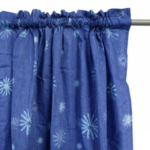 Curtains & Drapes Pair Of Polyester Cotton Rod Pocket Pacific Daisy Curtains