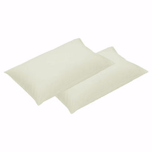 Pillow Cases 500Tc Pair Of Cotton Pillowcases Vanilla