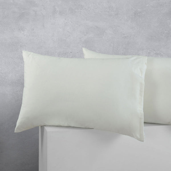 Pillow Cases Accessorize Pair Of Cotton Polyester Pillowcases Stone