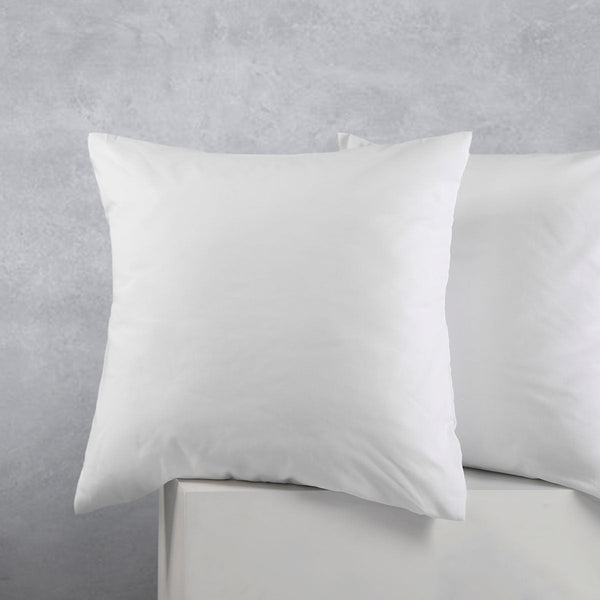 Pillow Cases Accessorize Pair Of Cotton Polyester European Pillowcases White