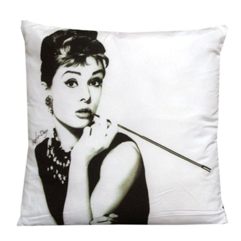 Cushions & Decorative Pillows Audrey Hepburn Breakfast At Tiffany's Square Filled Cushion 43 X Cm