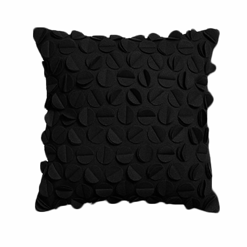 Cushions & Decorative Pillows Rapee Petal Filled Cushion Black