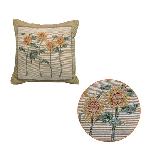 Cushions & Decorative Pillows Rapee Bella Sunflower Tapestry Filled Cushion 32 X Cm