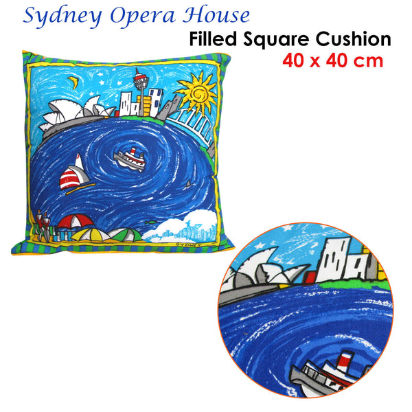 Cushions & Decorative Pillows Rapee Sydney Opera House Filled Cushion 40 X Cm