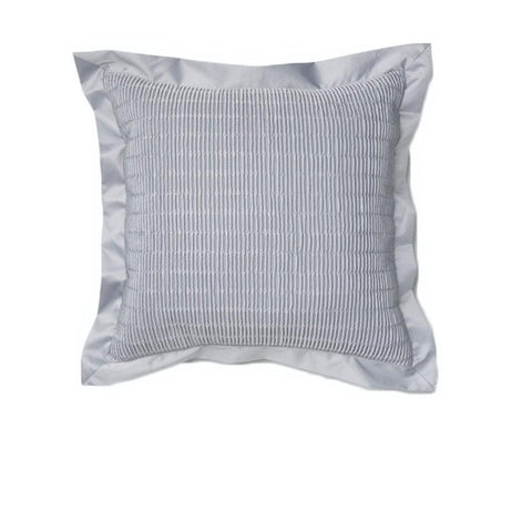 Cushion Covers Rapee Morocco Quilted Flange Cushion Cover Silver 43 X Cm