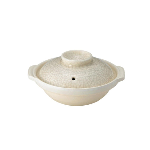 Saucepans & Stockpots Donabe Japanese Ginpo 24.5Cm Clay Pot Ceramic Hot Casserole #8 2 3People 1.5L