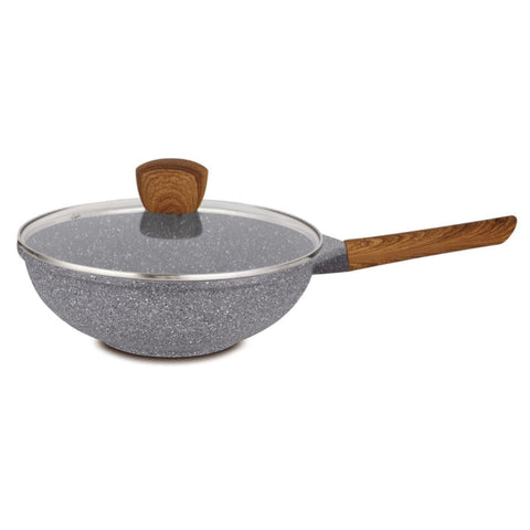 Woks Hello Kitchen Non Stick Marble Wok 28Cm/32Cm