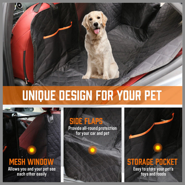 Pet Transport Pet Dog Waterproof Seat Cover Protector Hammock Back Rear Bench Mat For Car Suv