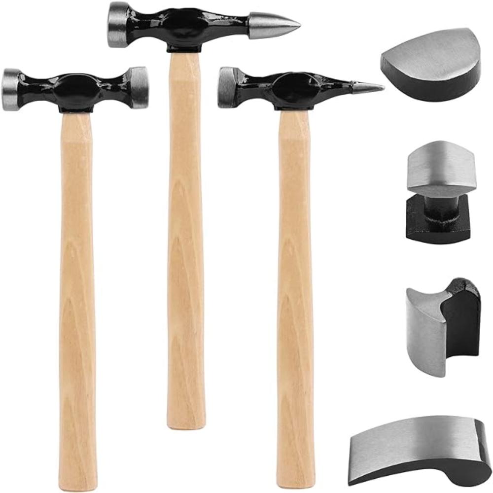 Dent Repair Kits & Tools Swanlake Garden Tools 7 Piece Auto Body Repair Kit With Carbon Steel Hammer Heads 66076